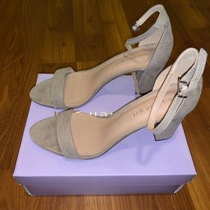 Madden Girl Bella Sandal Heel in Blush Fab